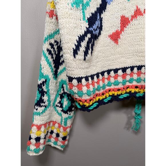 Free People Baja Baby Cardi  Slouchy Knit Cardigan XL - Picture 10 of 12